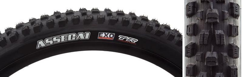 Maxxis Assegai Tire - 29 x 2.5 Tubeless Wire BLK Dual BikePark DH Wide Trail