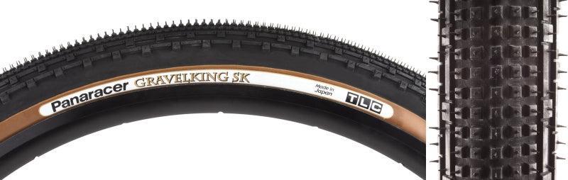Panaracer GravelKing SK Tire - 29 x 2.10 Tubeless Folding Black/Brown