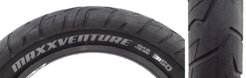 Maxxis MaxxVenture Tire - 20 x 4.0 Clincher Wire Black E-50