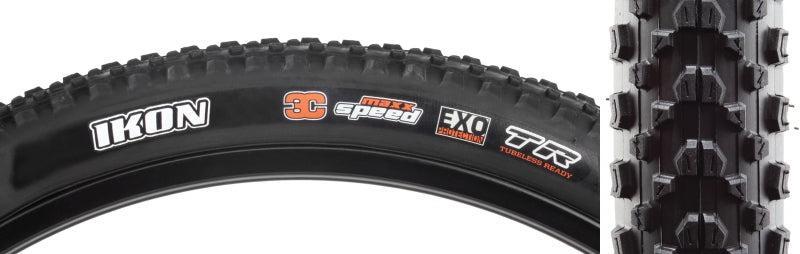 Maxxis Ikon Tire - 26 x 2.2 Tubeless Folding Black 3C MaxxSpeed EXO