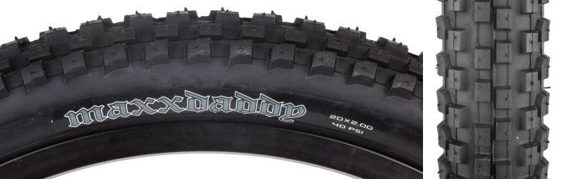 Maxxis Maxx Daddy Tire - 20 x 2.0 Clincher Wire Black Single