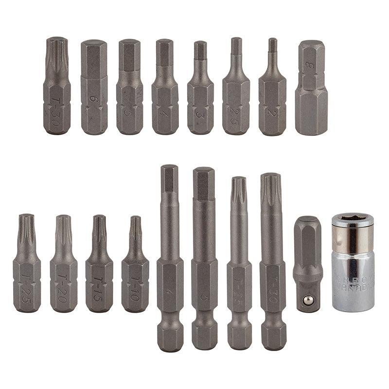 Pedros Hex Bit Set II Hex Wrenches 18 Pieces