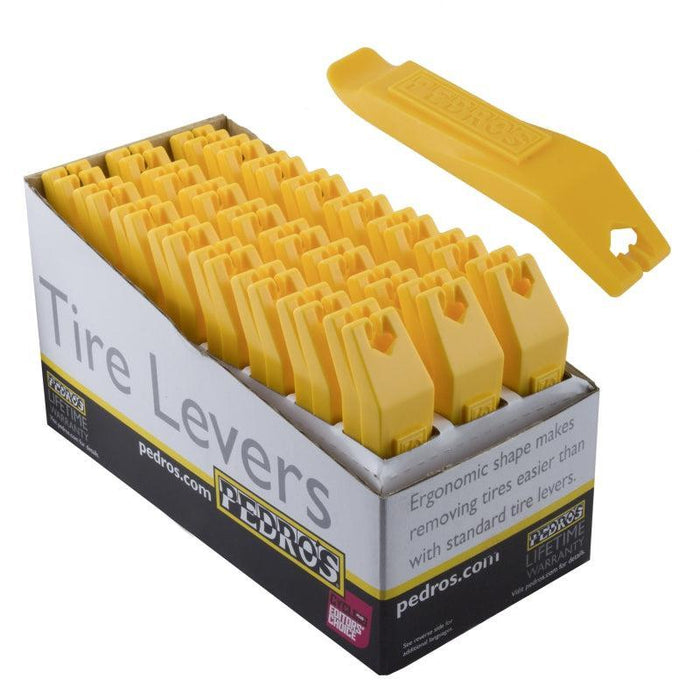Pedro's Composite Tire Levers Yellow (24 pair/POP)