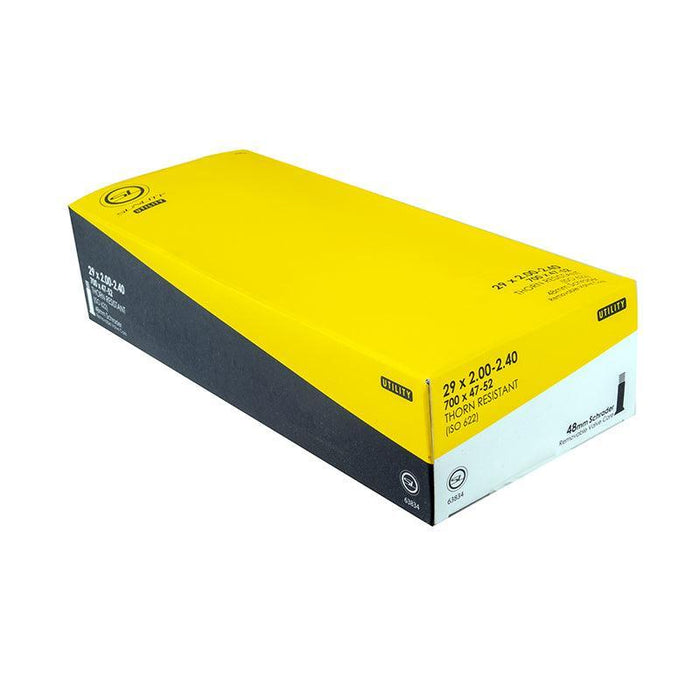 Sunlite Utili-T Thorn Resistant Schrader Valve Tubes SV 48mm 0d Smooth Removable 56mm 3.7mm/1.7mm