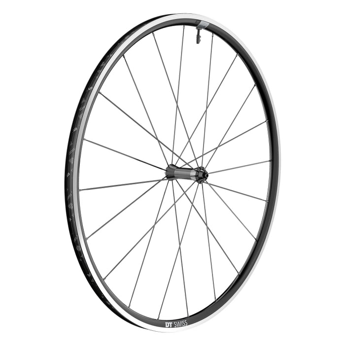 DT Swiss P 1800 Spline 23 Front Wheel - 700 QR x 100mm Rim Brake Black