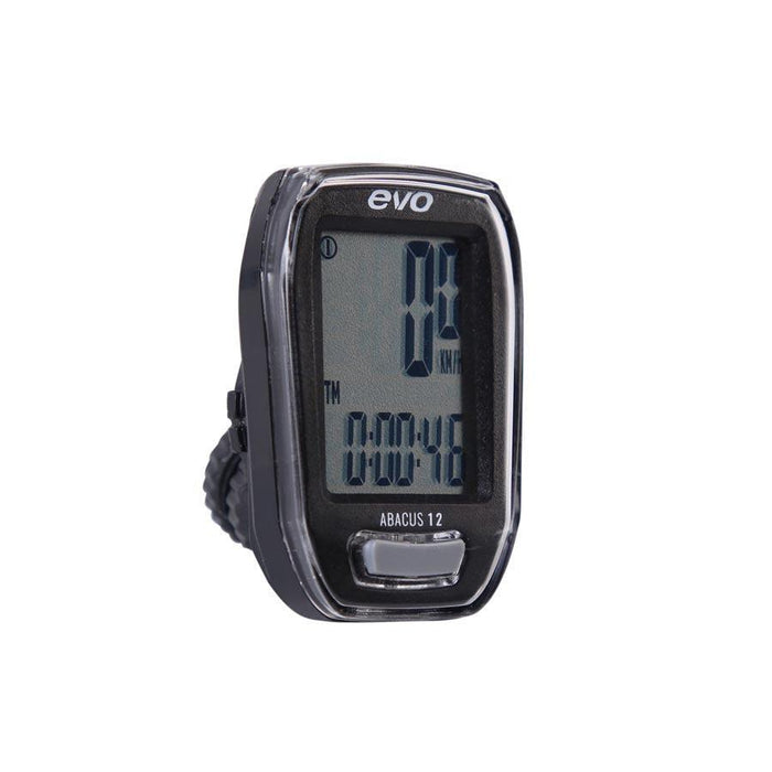 EVO Abacus 12 Wireless cyclocomputer 12 functions Black