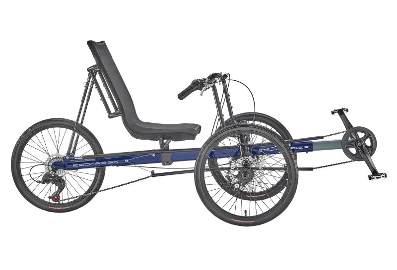 Sun seeker Eco-Tad SX Tadpole Unisex 30-52` X-Seam Navy Blue/Gloss Grey 20` Black 7 Speed Disc Brake