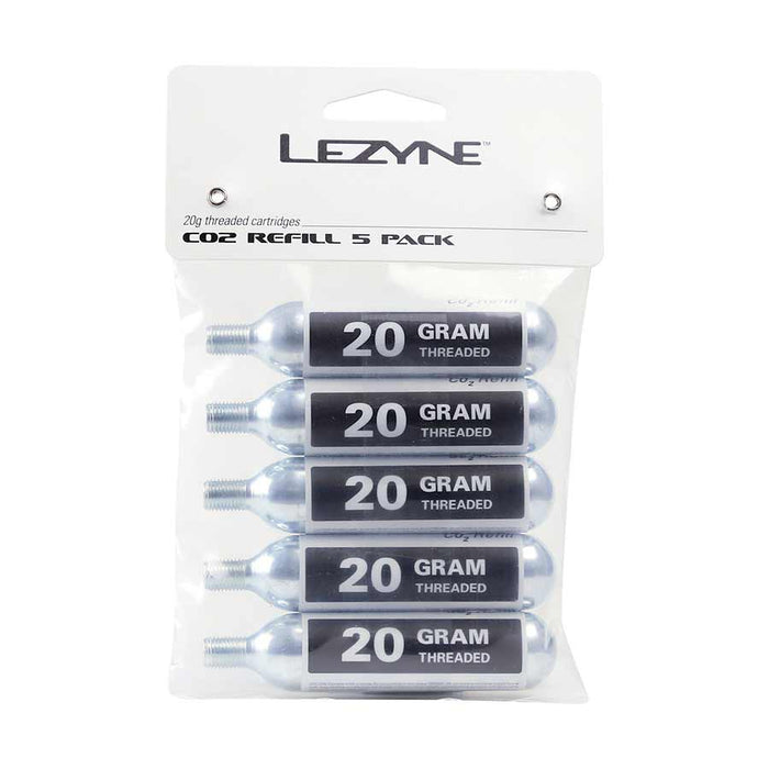 Lezyne 20g CO2 Cartridge Pack of 5