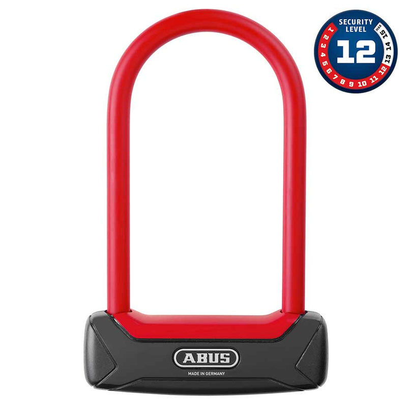 Abus Granit Plus 640 U-Lock Key 12mm 8.30cm x 15.0cm 3.3'' x 5.9'' Red