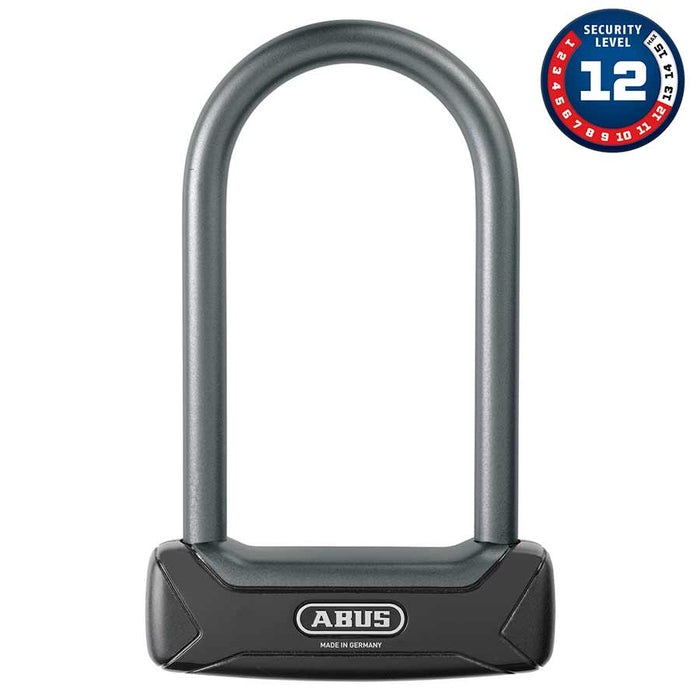Abus Granit Plus 640 U-Lock Key 12mm 8.30cm x 23.0cm 3.3'' x 9'' TexKF Black