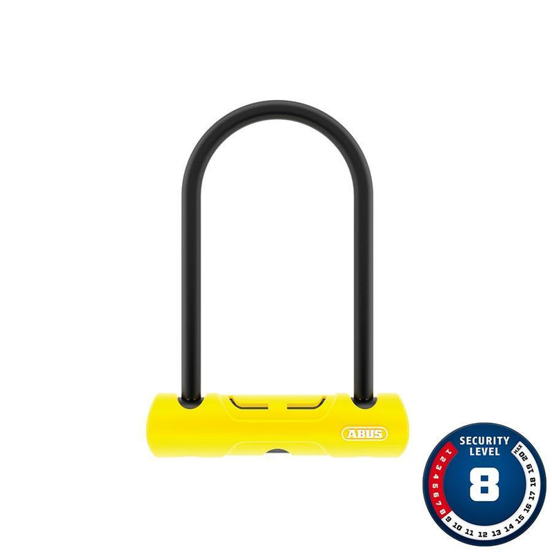 Abus 402 U-Lock Key 150x160mm 5.9''x6.3'' Thickness in mm: 10mm Yellow Mini