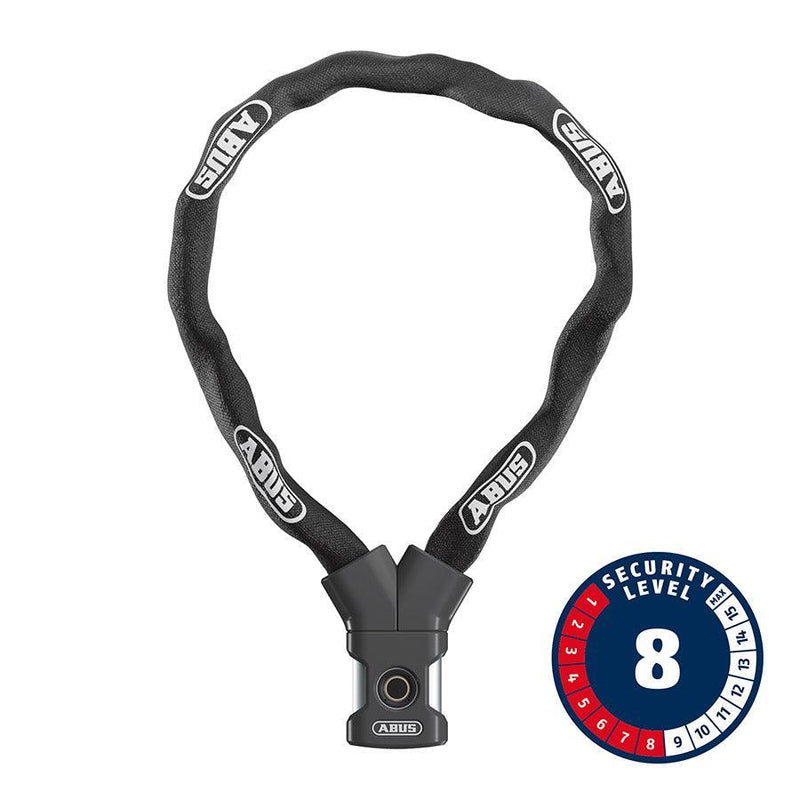 Abus Yardo Chain Lock Fingerprint 7mm 85cm 2.8' Black