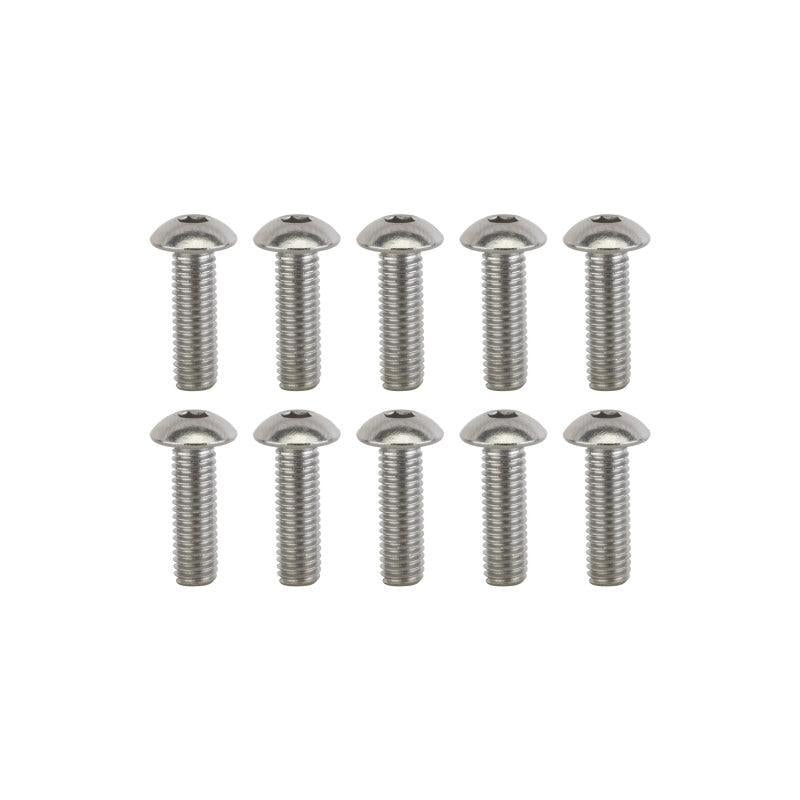 Sunlite Stainless Steel Button Head Bolts M5 x 16 Bag of 10