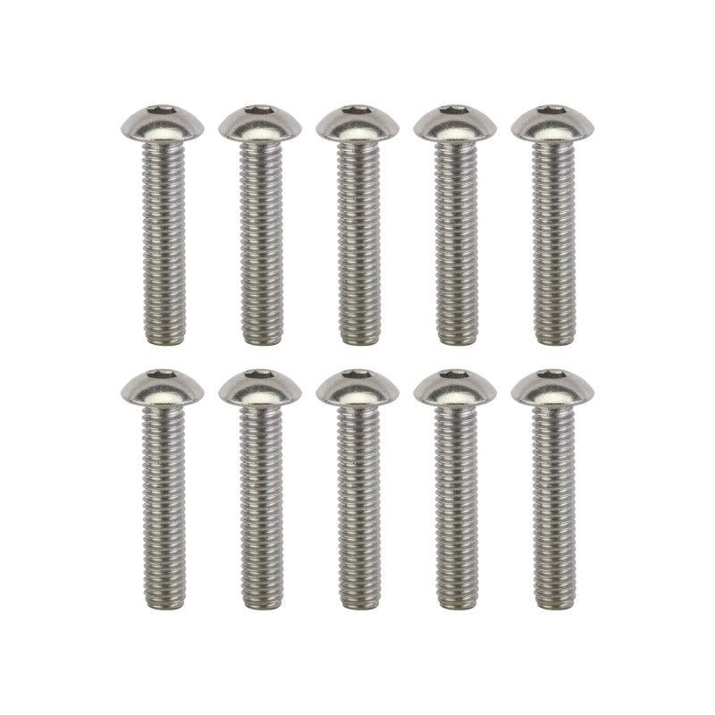 Sunlite Stainless Steel Button Head Bolts M5 x 25 Bag of 10