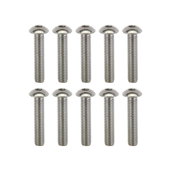 Sunlite Stainless Steel Button Head Bolts M5 x 25 Bag of 10