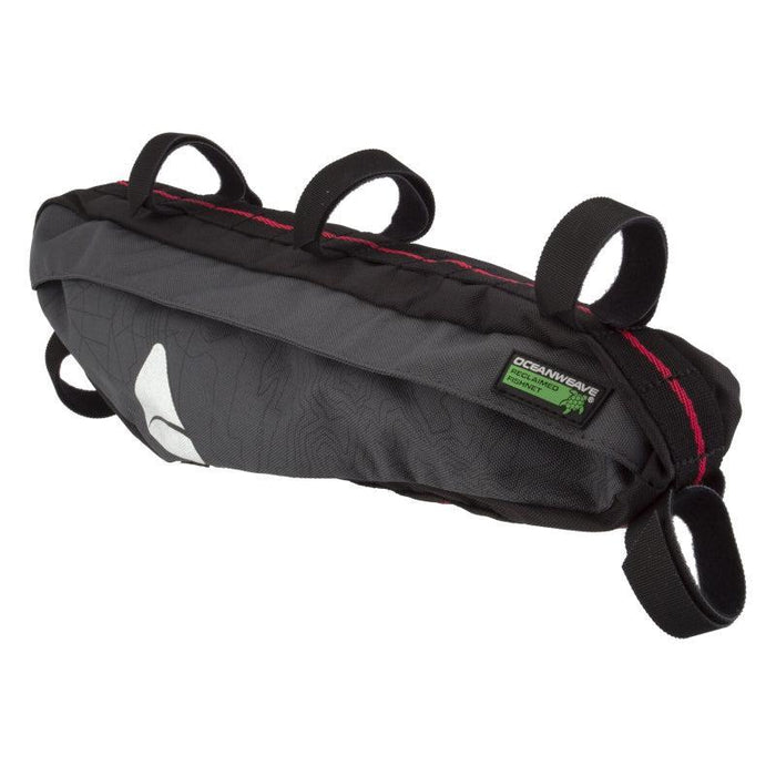 Axiom Seymour Oceanweave Framepack Bag P2.5 Velcro Straps 16.5x3.9x2.4” 153 c.i. Grey/Black