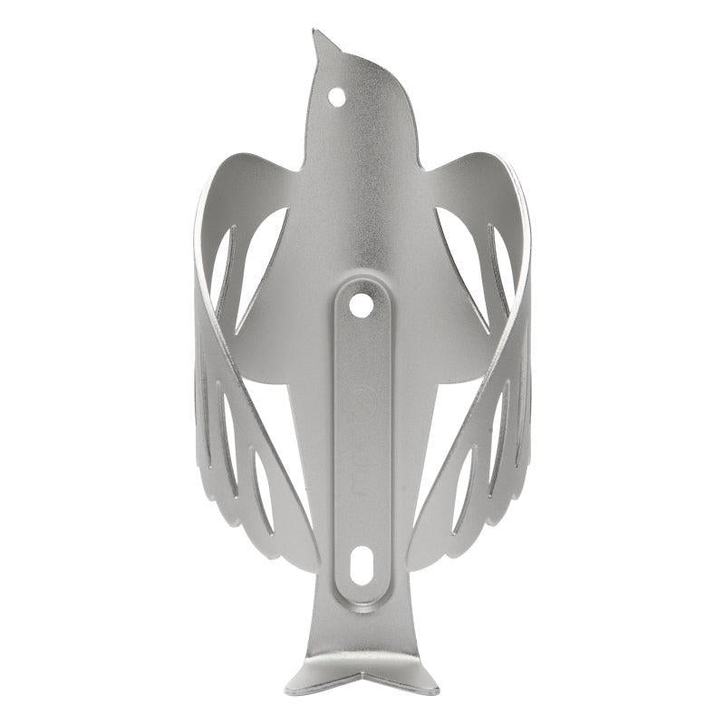 Portland Design Works Sparrow Cage Water Bottle Cage: Silver