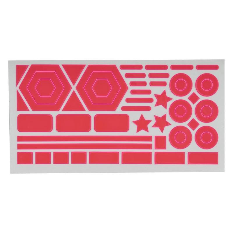 Sunlite Reflective Stick On Shapes  Pink