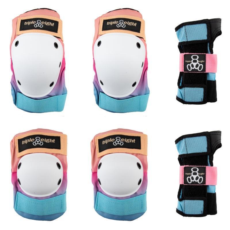 Triple eight Saver Series 3-Pack Pad Set SM Unisex Sunset Fade