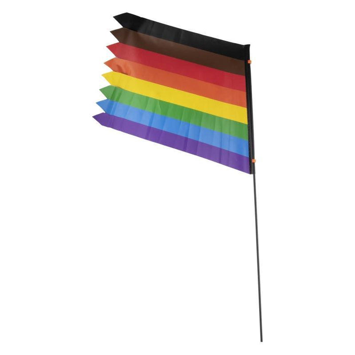 Sun seeker Sun Seeker Safety Flag  2 Piece 72` Flag Rainbow Flag