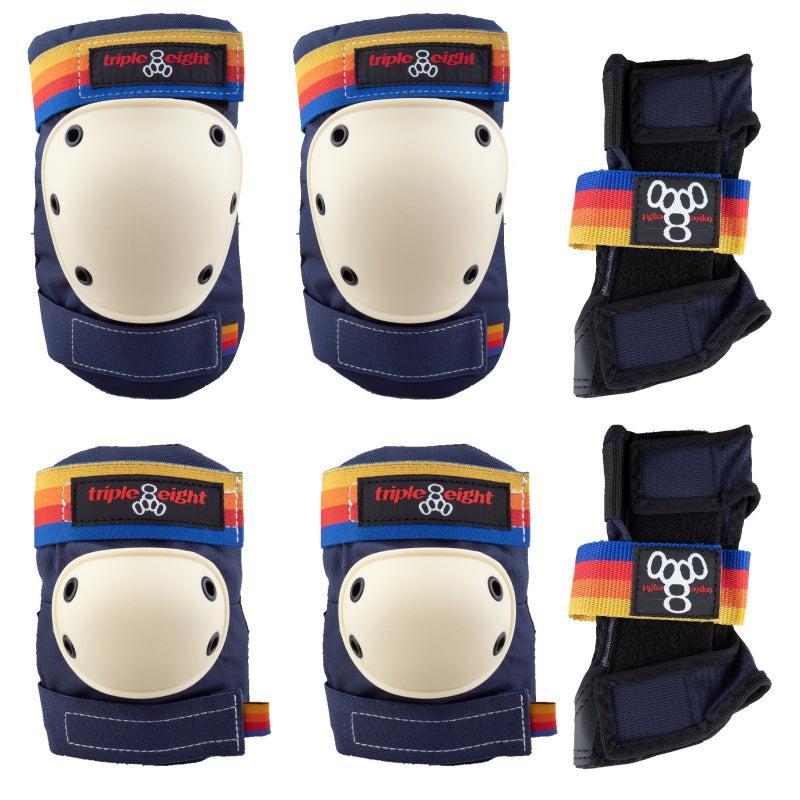 Triple eight Saver Series 3-Pack Pad Set SM Unisex Pacific Beach Blue