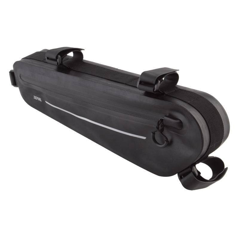 Zefal Z Adventure Frame Bag Velcro Straps 16.9x4.5x2.5` 201 c.i. Black