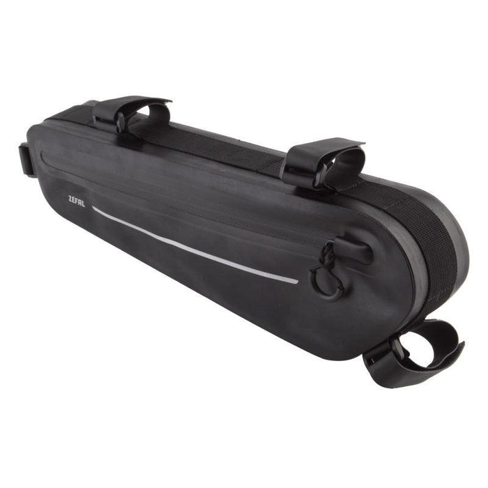 Zefal Z Adventure Frame Bag Velcro Straps 16.9x4.5x2.5` 201 c.i. Black