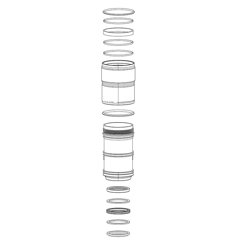 RockShox Debonair Air Can Upgrade 184x44 Kit