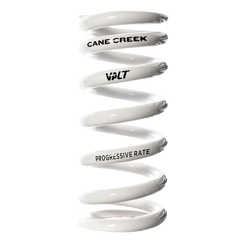 Cane Creek Progressive Rate VALT Lightweight Rear Shock Spring - 45mm x 450-550lbs White