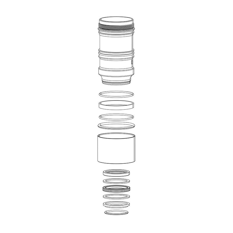 RockShox Air Can Assembly Monarch HV 165x38mm