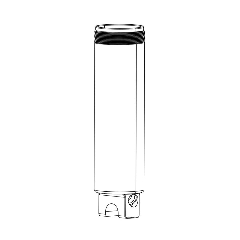 RockShox Rear Shock Damper Body IFP - Bearing Eyelet 52.5mm stroke 55mm plus 2.5mm Travel Spacer Deluxe A1 Super Deluxe A1 Fast Bl