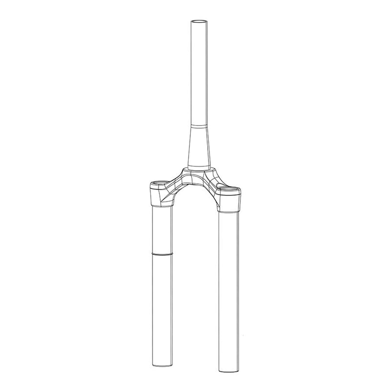RockShox CSU Pike Dual Position Air 29/27.5+ Boost 15x110 51 Off-Set Aluminum Taper Diffusion BLK No Gradients