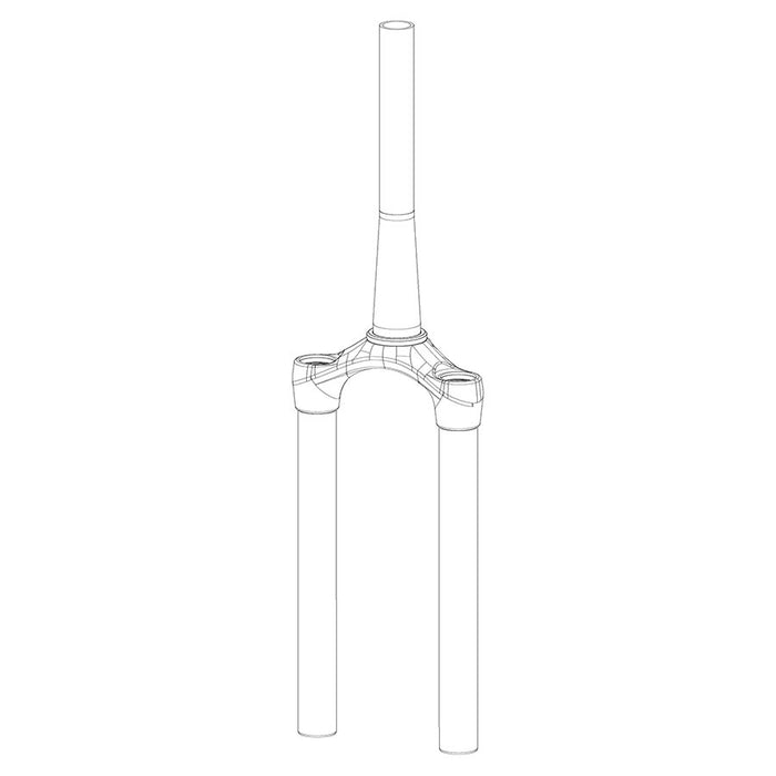 RockShox CSU - Reba Solo Air 29" Tapered Aluminum Steerer Diffusion BLK A7 130-150mm