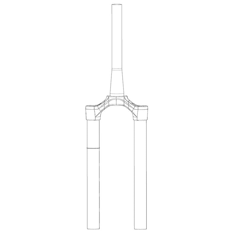 RockShox CSU - DebonAir 29" 15x110mm 42mm OS Tapered Steerer Pike B1-B2 Pike Select/Select+ 2020 Diffusion BLK