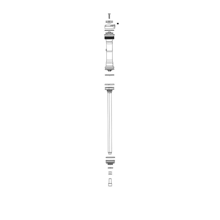 RockShox Compression Damper - Remote Turnkey Motion Control 17mm POPLOC Pre-2013 PUSHLOC 35 SILVER A1  35 SILVER A1