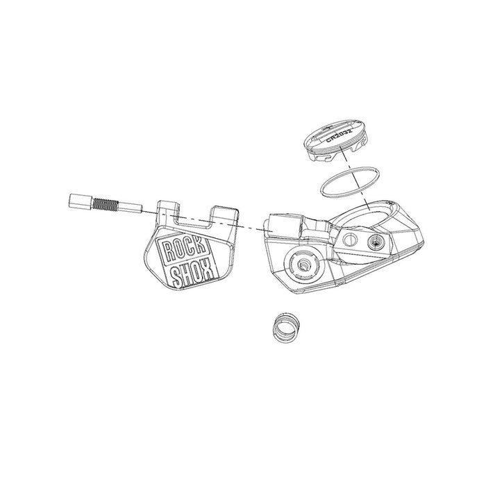 RockShox Lever Kit for Reverb AXS Left 11.6818.052.000