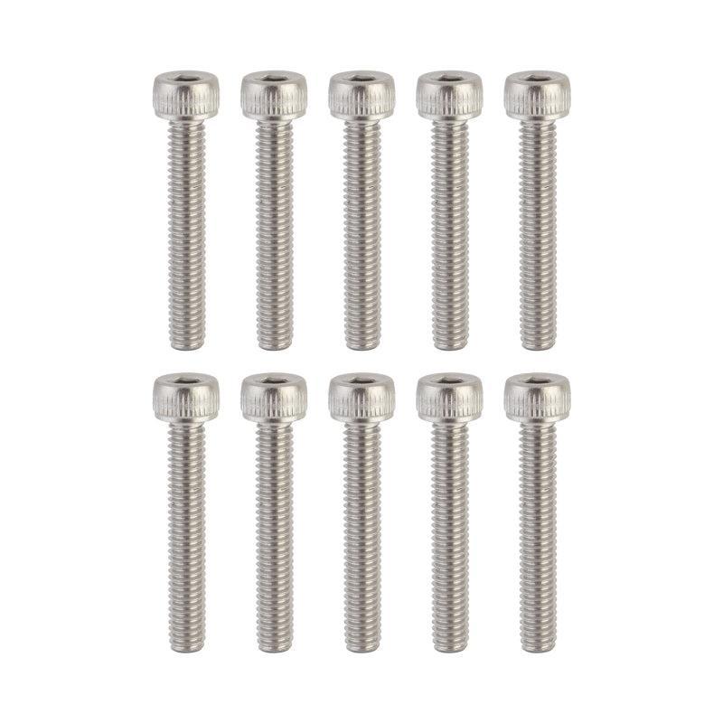 Sunlite Stainless Steel Socket Cap Bolts M4 x 25 M4x.75mm TP Bag of 10