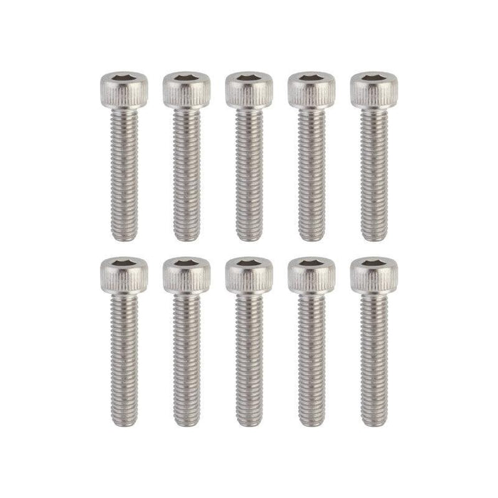 Sunlite Stainless Steel Socket Cap Bolts M5 x 25 M5x.80mm TP Bag of 10