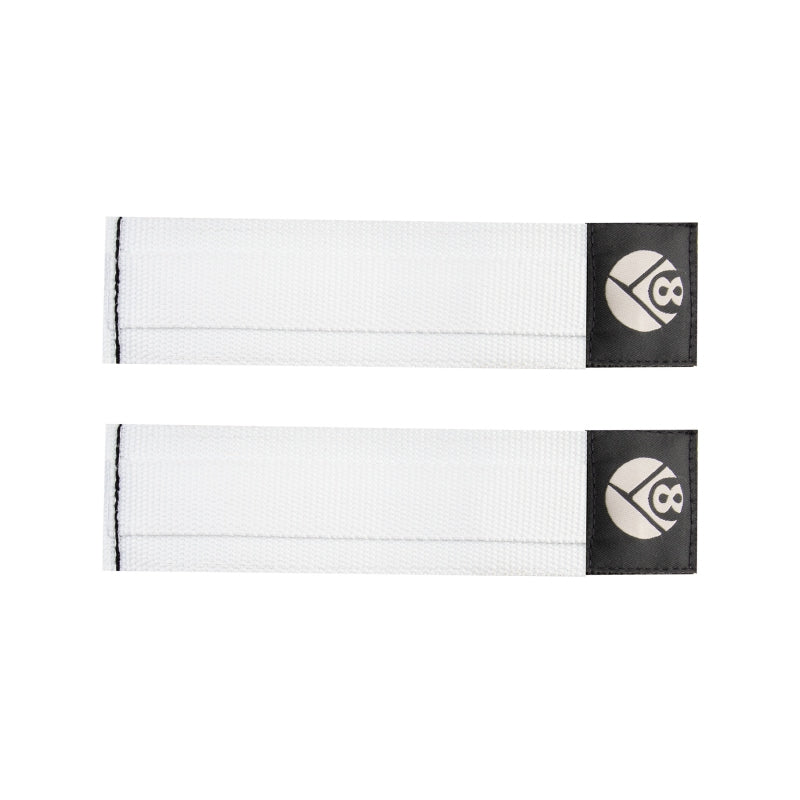 Origin8 Pro Grip II Foot Straps Double White Nylon