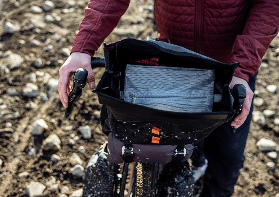 Ortlieb Quick Release Handlebar Pack Inner Organizer Pocket Gray