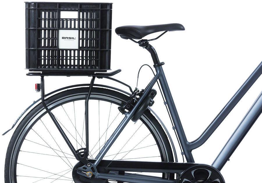 Basil Crate Basket - Large 40L Recycled Plastic Black