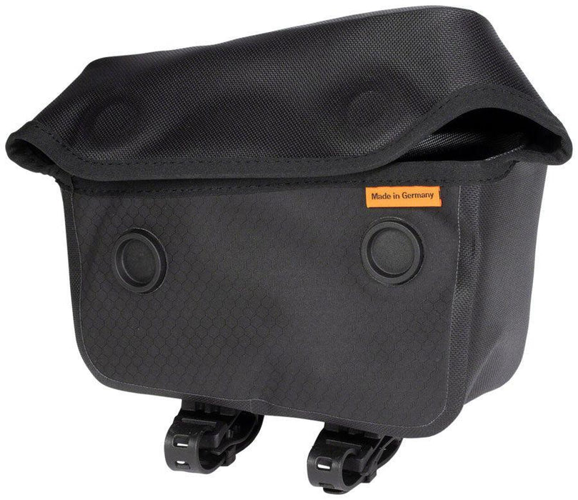 Ortlieb Fuel-Pack Top Tube Bag - Bolt/Strap-On Black