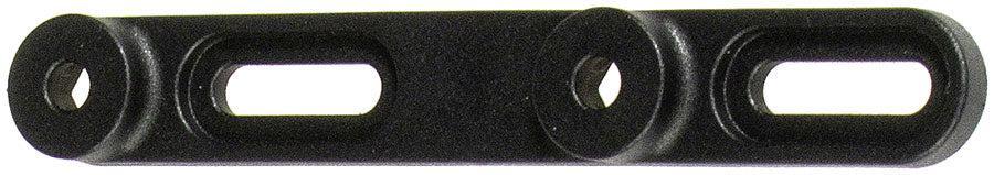 Ortlieb 64mm Water Bottle Mount Offset-Plate - Black