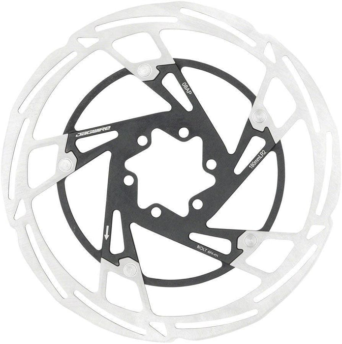 Jagwire Pro LR2 Disc Brake Rotor - 140mm 6-Bolt Silver/Black