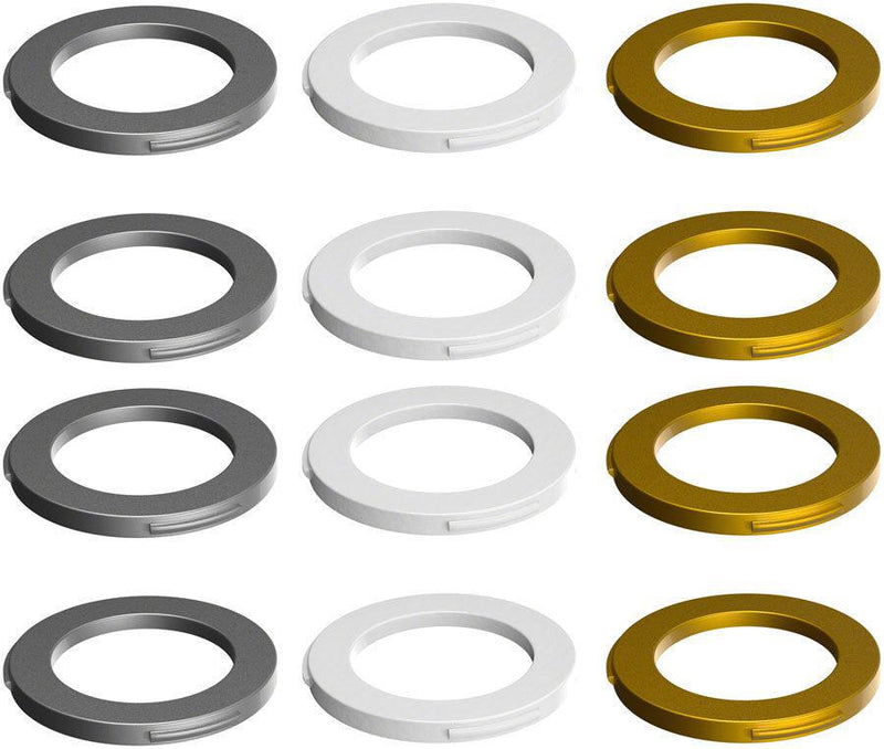 Magura 4-Piston Caliper Colored Cover Kit for one Caliper White Gold Silver