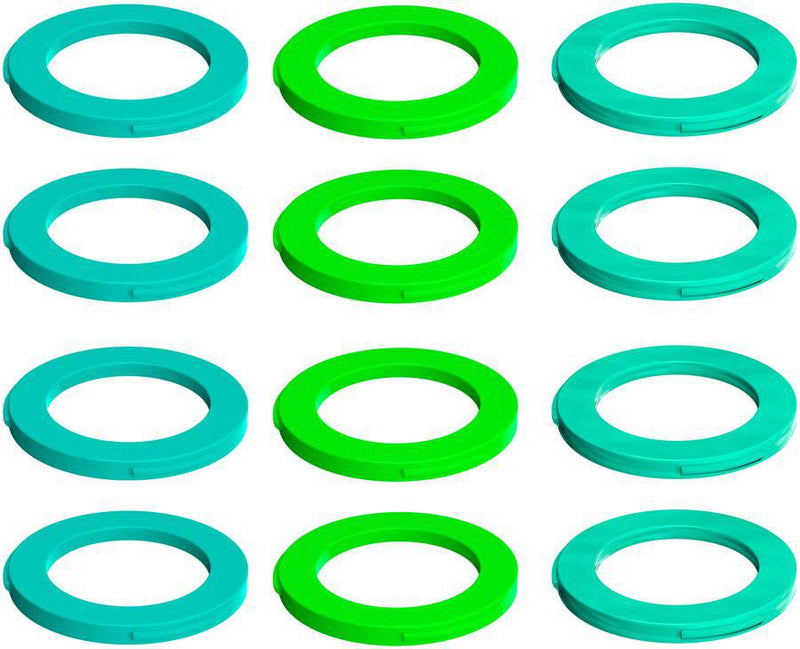 Magura 4-Piston Caliper Colored Cover Kit one Caliper Neon Green Cyan Mint