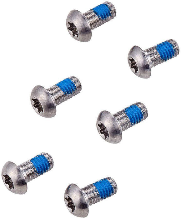 SRAM/ Avid T25 Rotor Bolt Kit Titanium Set of 6