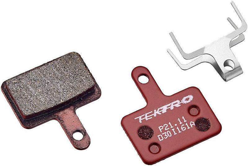 Tektro P21.11 Disc Brake Pads - Overall Balanced Compound 5mm Thickness For 2-Piston Brake Caliper