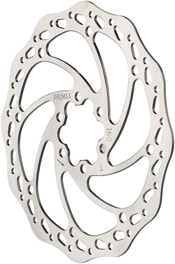 Promax Sport S1 Disc Brake Rotor - 160mm 6-Bolt Silver