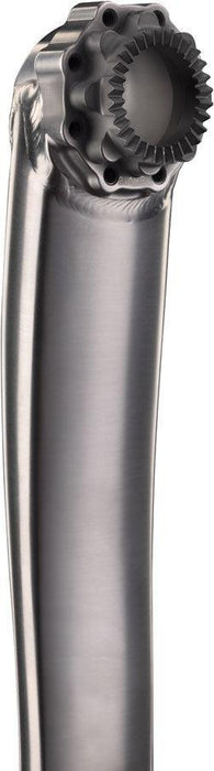 Cane Creek eeWings All-Road Titanium Crankset - 172.5mm 8-Bolt Direct Mount 30mm Spindle Brushed Titanium